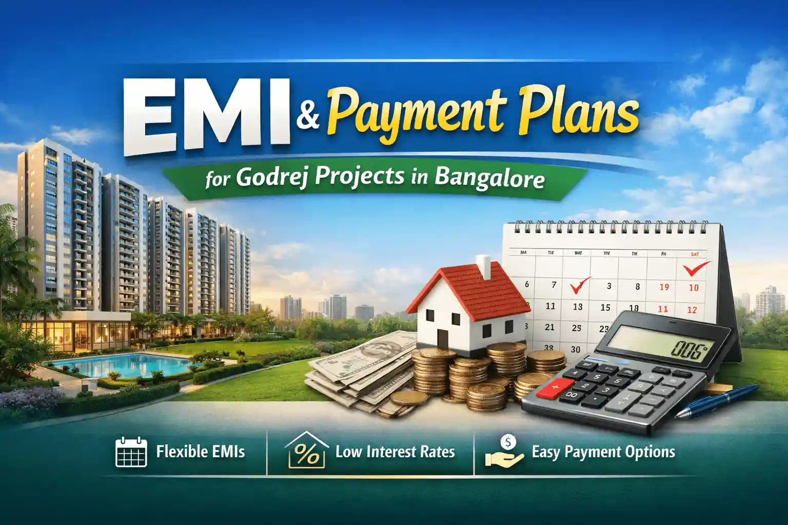 EMI and Payment Plans for Godrej Projects in Bangalore